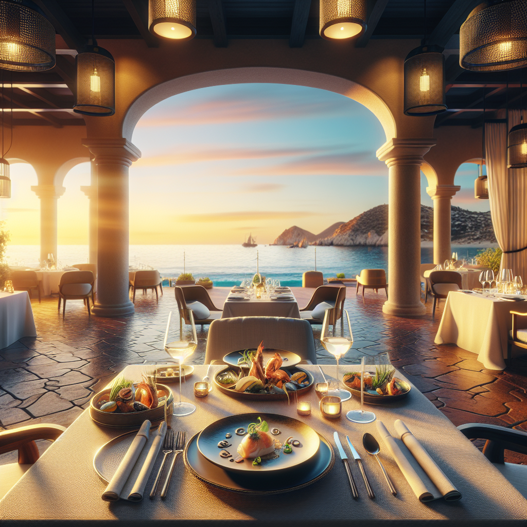 En la cúspide de la experiencia culinaria en Cabo San Lucas se encuentra nuestro restaurante exclusivo. Aquí, cada plato es una celebración de la rica cultura mexicana, preparado con ingredientes frescos y locales que cuentan la historia de la región. Desde mariscos recién pescados hasta productos de la tierra que evocan el sabor del hogar, cada bocado es una invitación a explorar.
